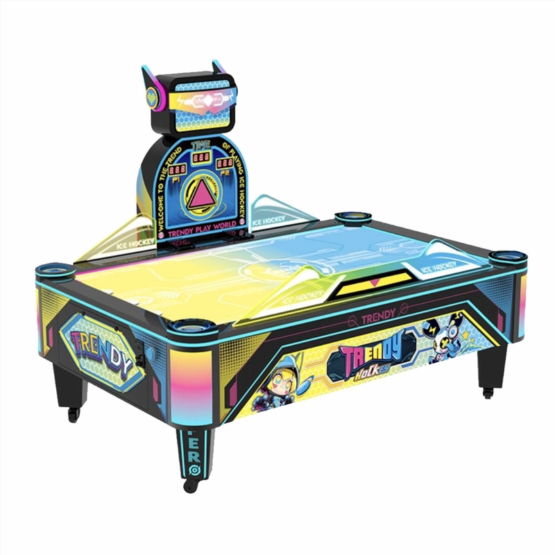 Interactive Educational Children's Air Puck Ice Hockey Table Two-Player Competition Amusement Park Entertainment for 1 Year